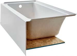 [American Standard] Studio Integral Apron Bathtub for Acrylic vs Fiberglass Tub