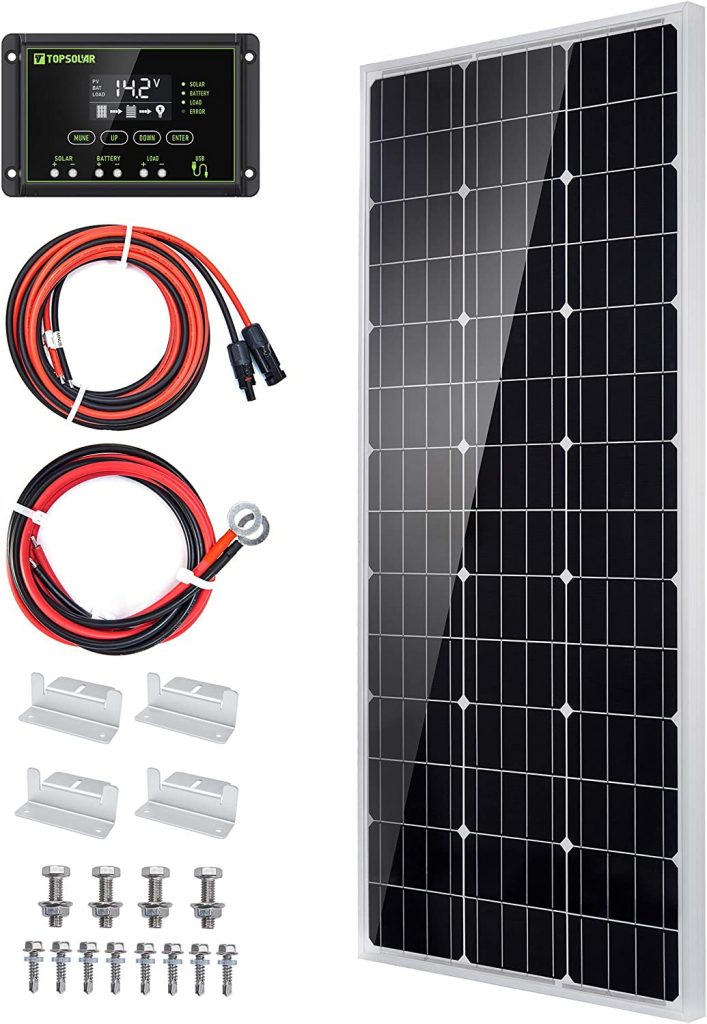 Topsolar 100-Watt Off-Grid Solar Panel Kit
