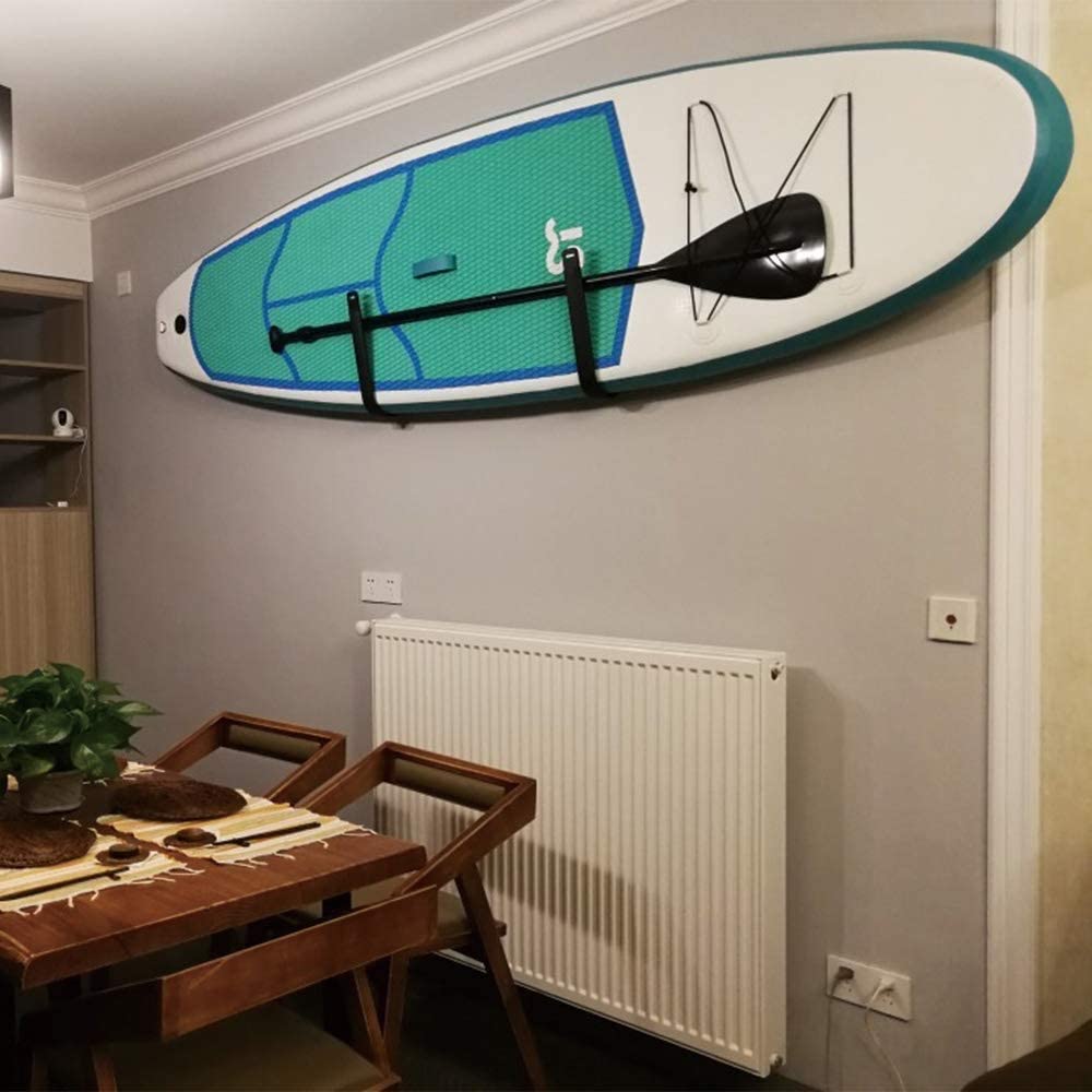 6. Onefeng Sports Surfboard Storage Rack for Shortboards and Longboards