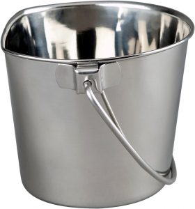 Stainless Steel Bucket for How to Clean a Grill