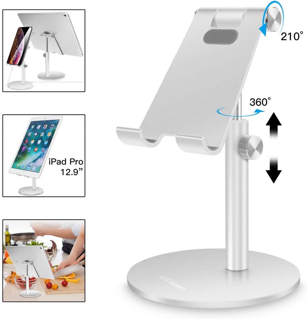 AlCase Adjustable Phone and Tablet Holder Stand