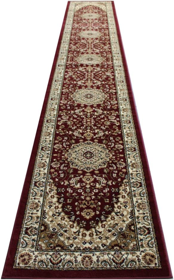Bellagio Traditional Long Kitchen Runner Area Rug