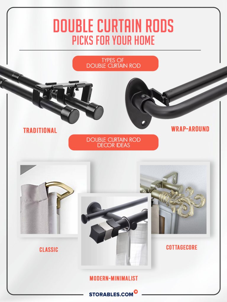 12 Best Double Curtain Rod Picks For Your Home Storables