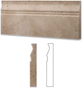 Travertine Baseboard Trim Molding for What Is Travertine
