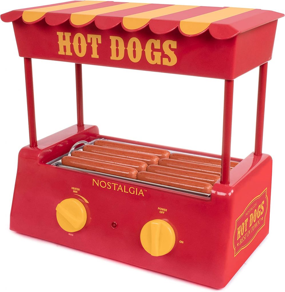 Nostalgia Countertop Hot Dog Roller and Warmer