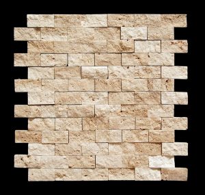 Split Face Travertine Mosaic Tile for What Is Travertine
