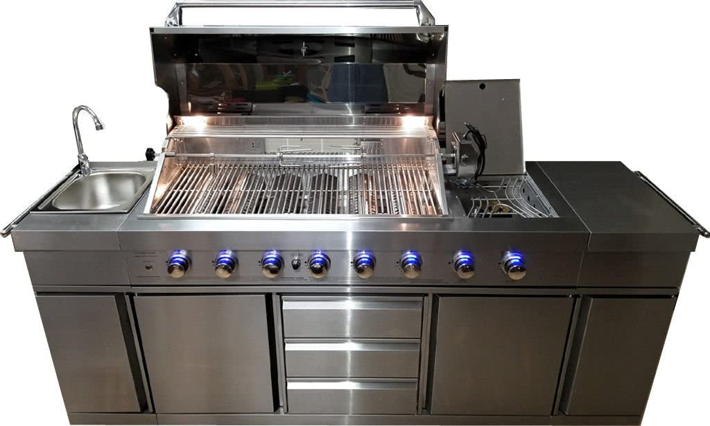 SDI Factory Kitchen Island Outdoor Gas Grill Station