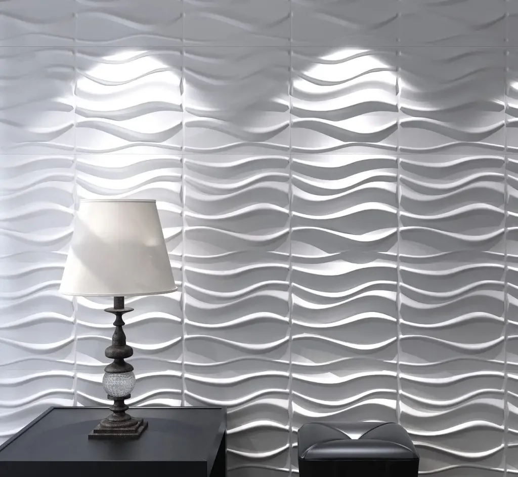 5. Art3d Decorative 3D Wavy Wall Panels
