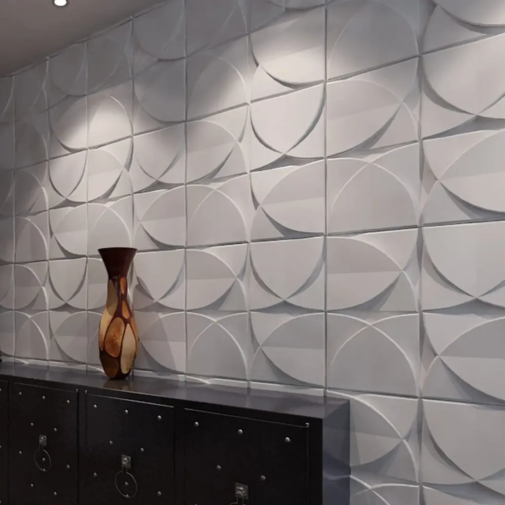 6. Art3d Plantfiber Textured 3D Wall Panels