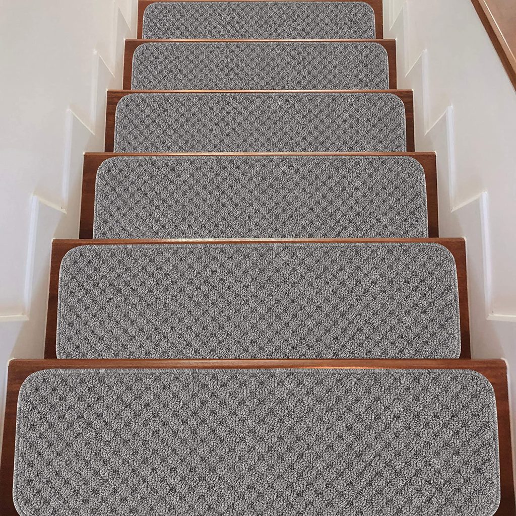 Beverly Rugs Stair Step Treads Non Slip for Wooden Steps