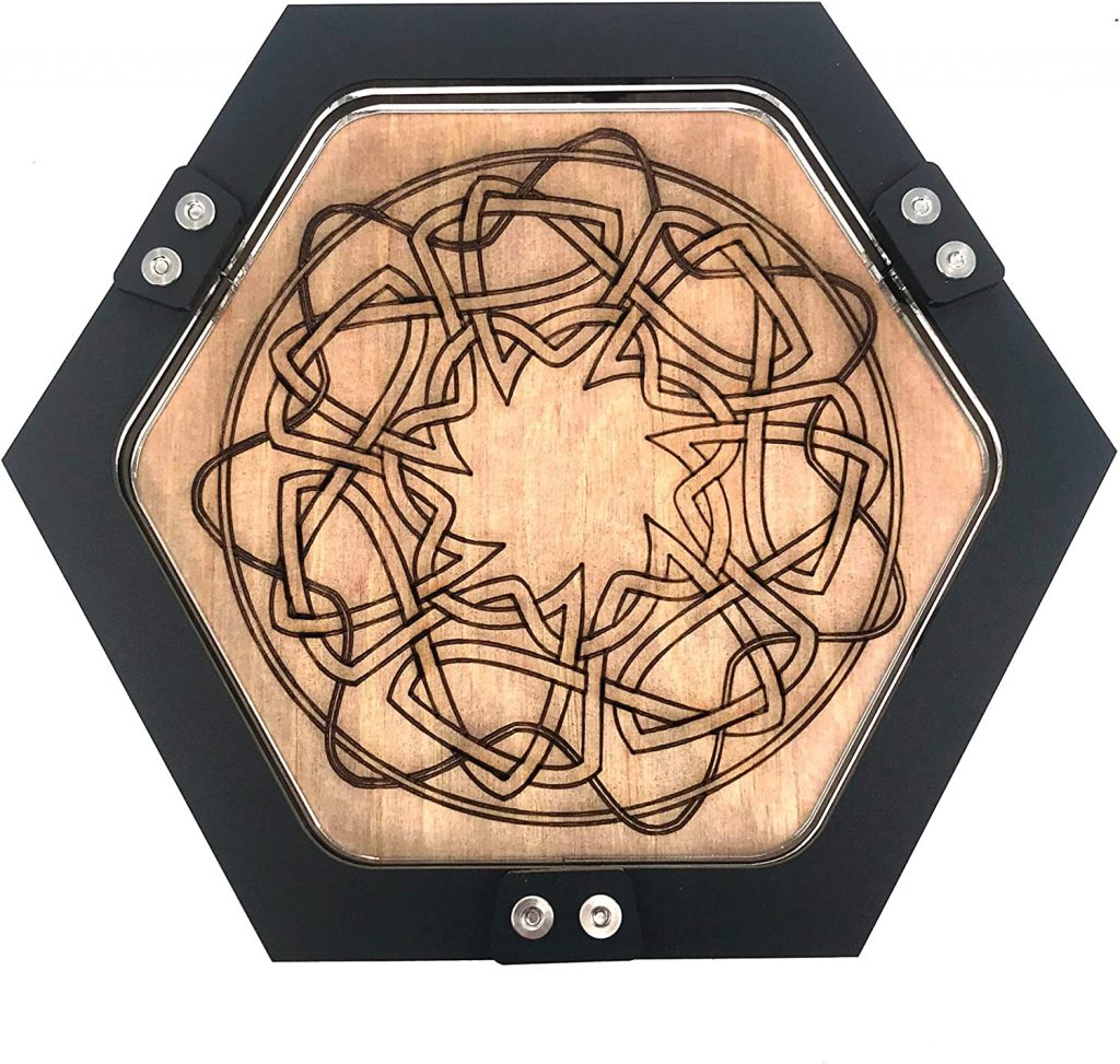 C4Labs Mini Personal Size Gaming Celtic Knot Design Dice Tray