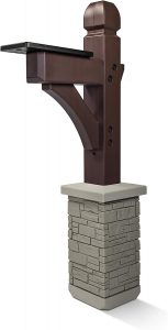 Premium Cultured Stone Mailbox Post for What is Cultured Stone