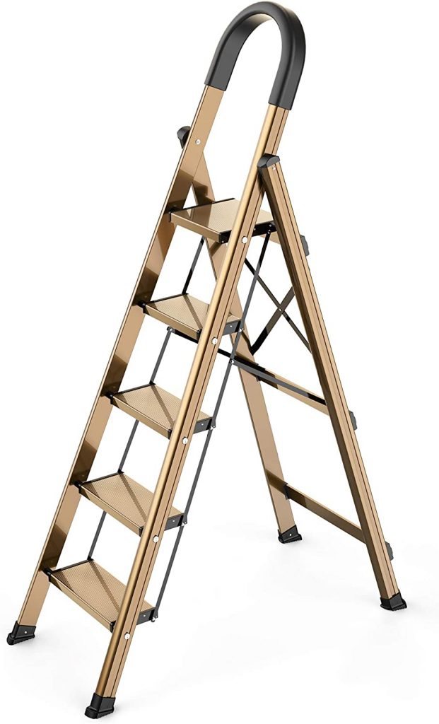 Modern Aluminum Foldable Step Ladder