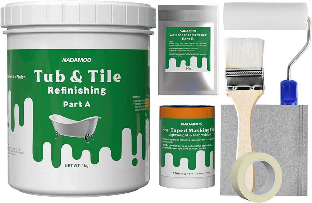 Tub and Tile Refinishing Kit for How to Paint a Bathtub