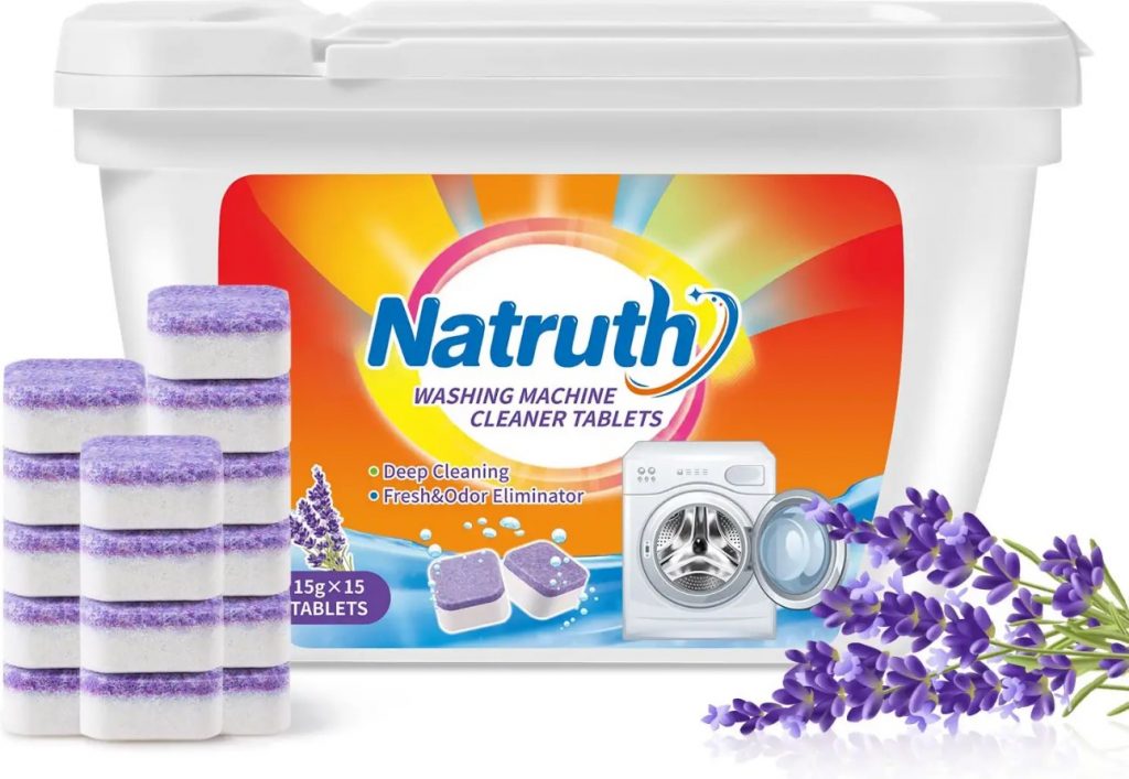 NATRUTH Washing Machine Cleaner Effervescent Tablets With Lavender