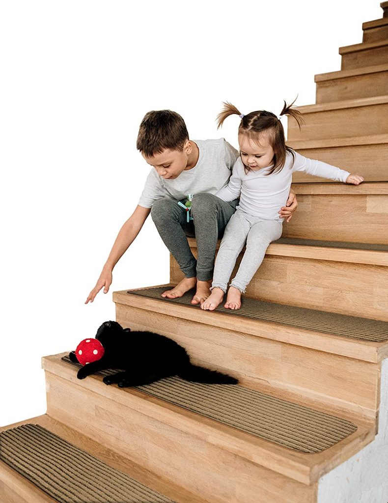 Non-Slip Carpet Stair Treads for Wooden Steps