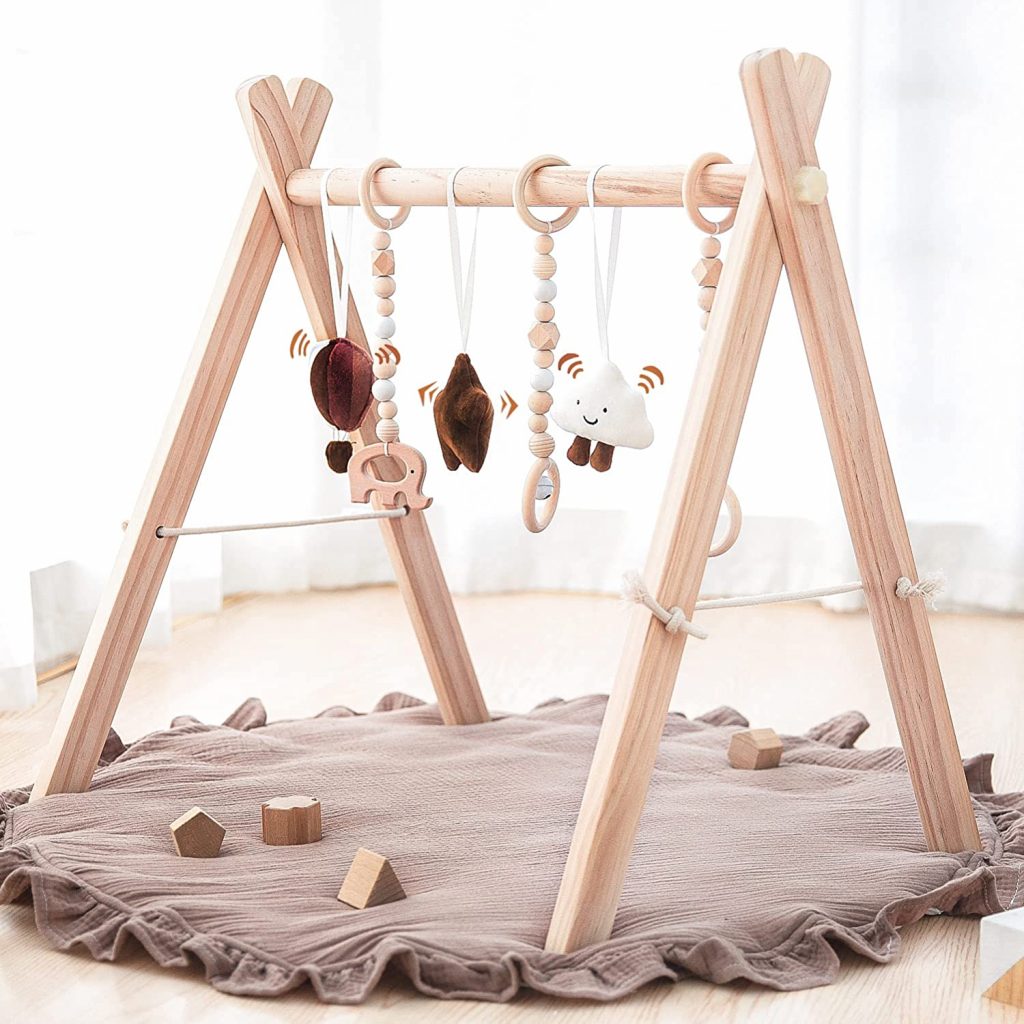 Razee Wooden Baby Play Gym Play Mat