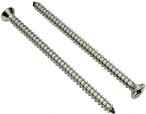 Stainless Flat Head Phillips Wood Screw