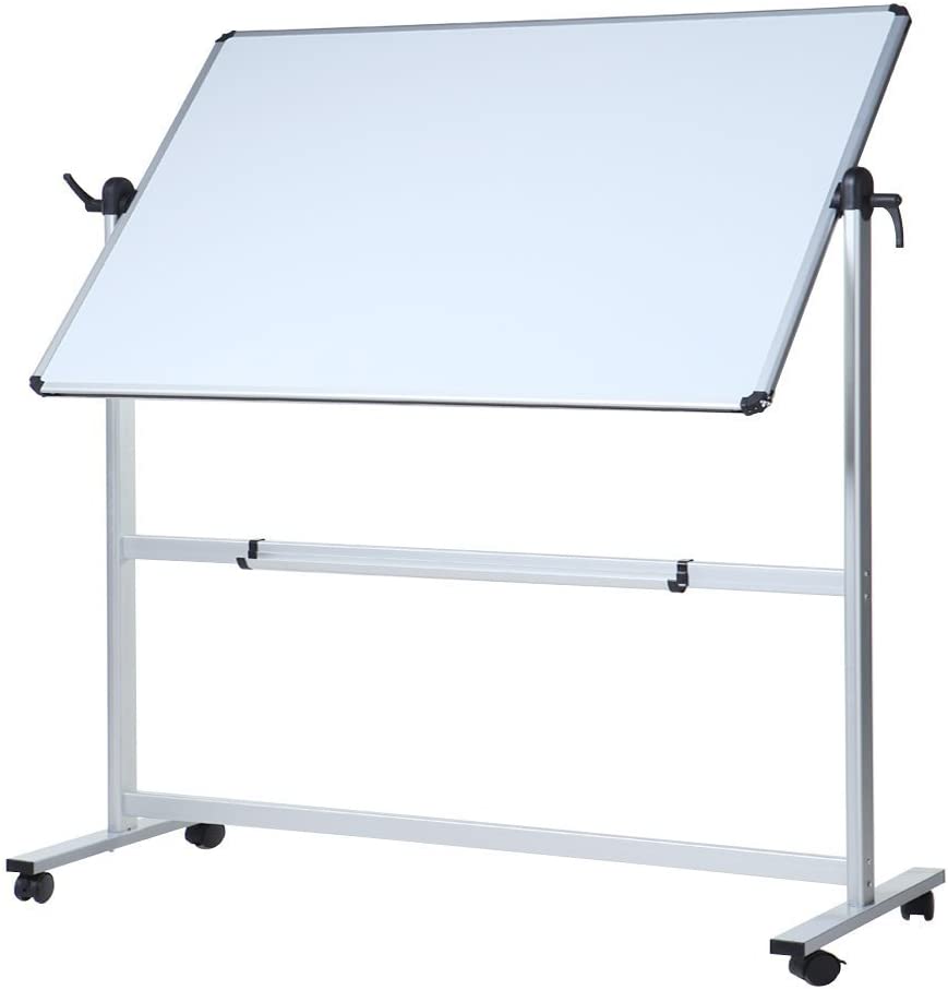 Double-Sided Magnetic Mobile Dry Erase Board