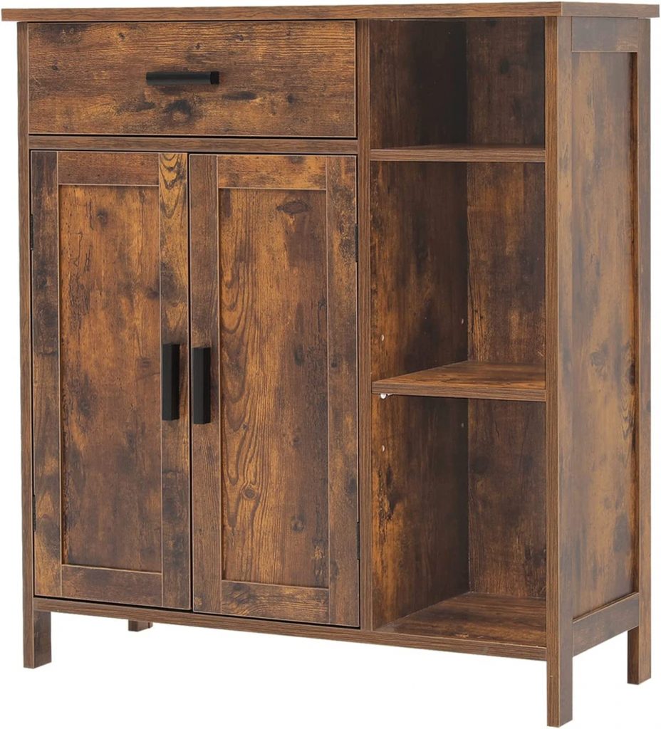WEENFON Wooden Small Storage Cabinet