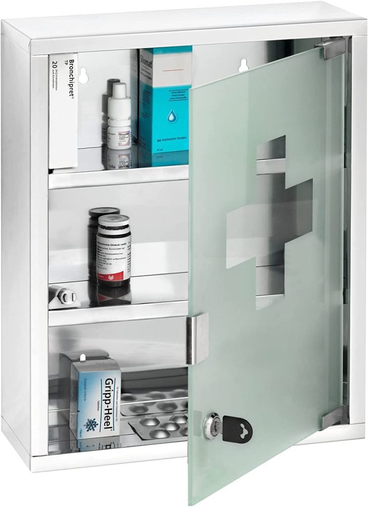 WENKO Lockable Storage Cabinet