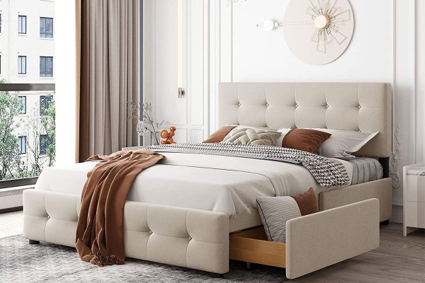10 of the Hottest Upholstered Storage Bed Picks