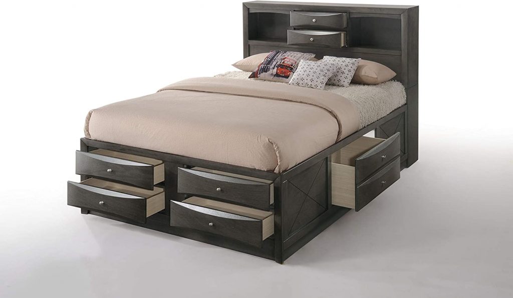 ACME Furniture Platform Storage Bed