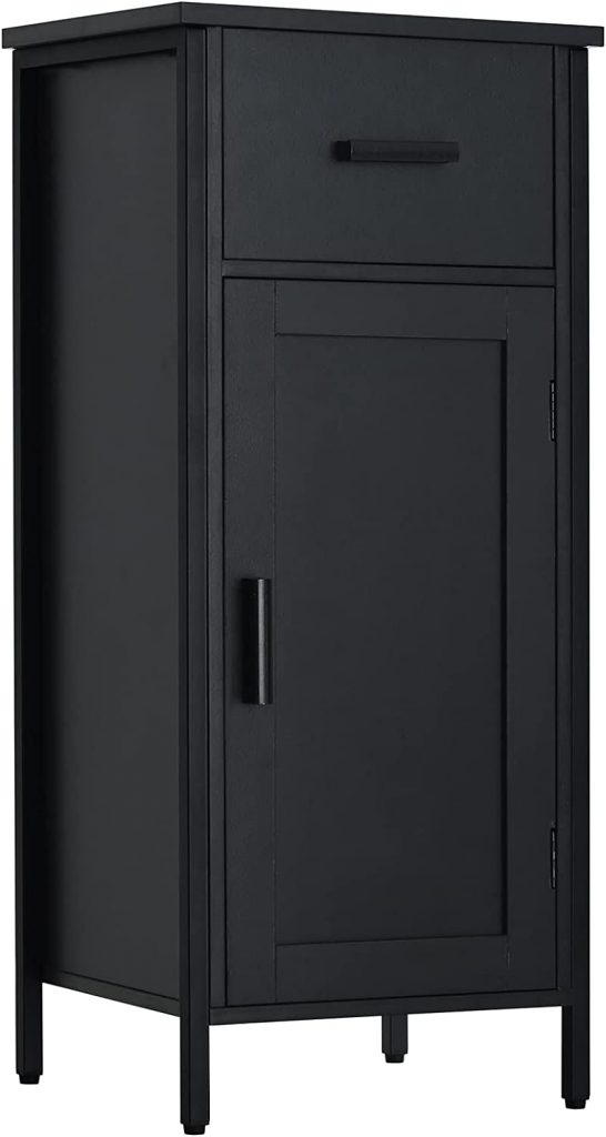 Usikey Black Storage Cabinet