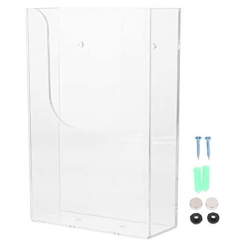 Transparent Wall-Mounted File Holder and Organizer