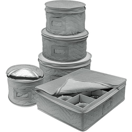 Sorbus Dinnerware Storage 5-Piece Set
