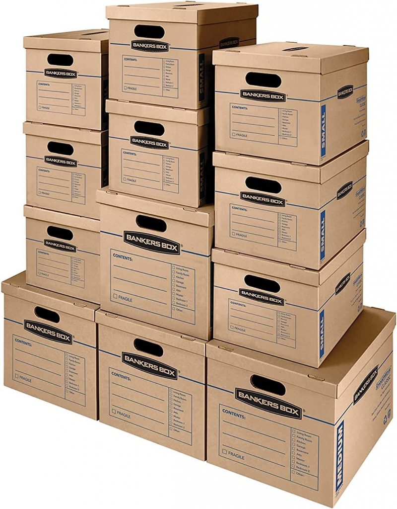 Bankers Box SmoothMove Cardboard Storage Boxes