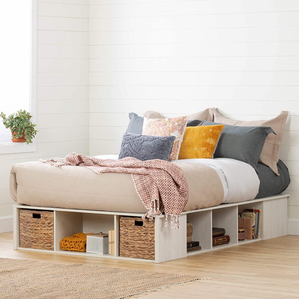 South Shore Bookcase Storage Bed