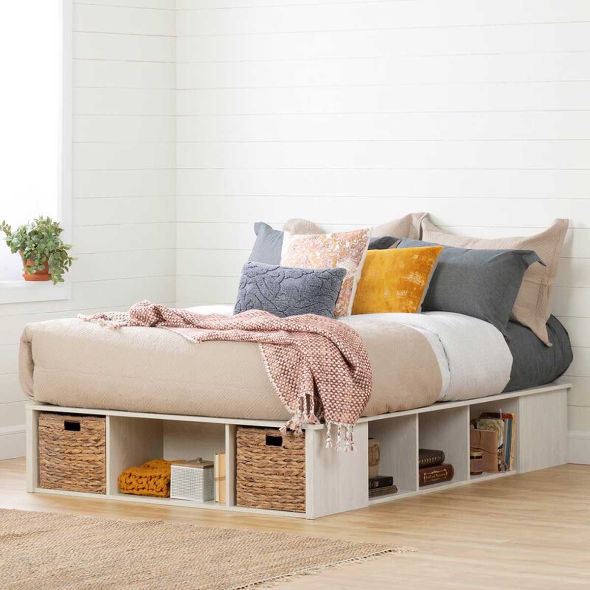 How To Build Platform Bed With Storage