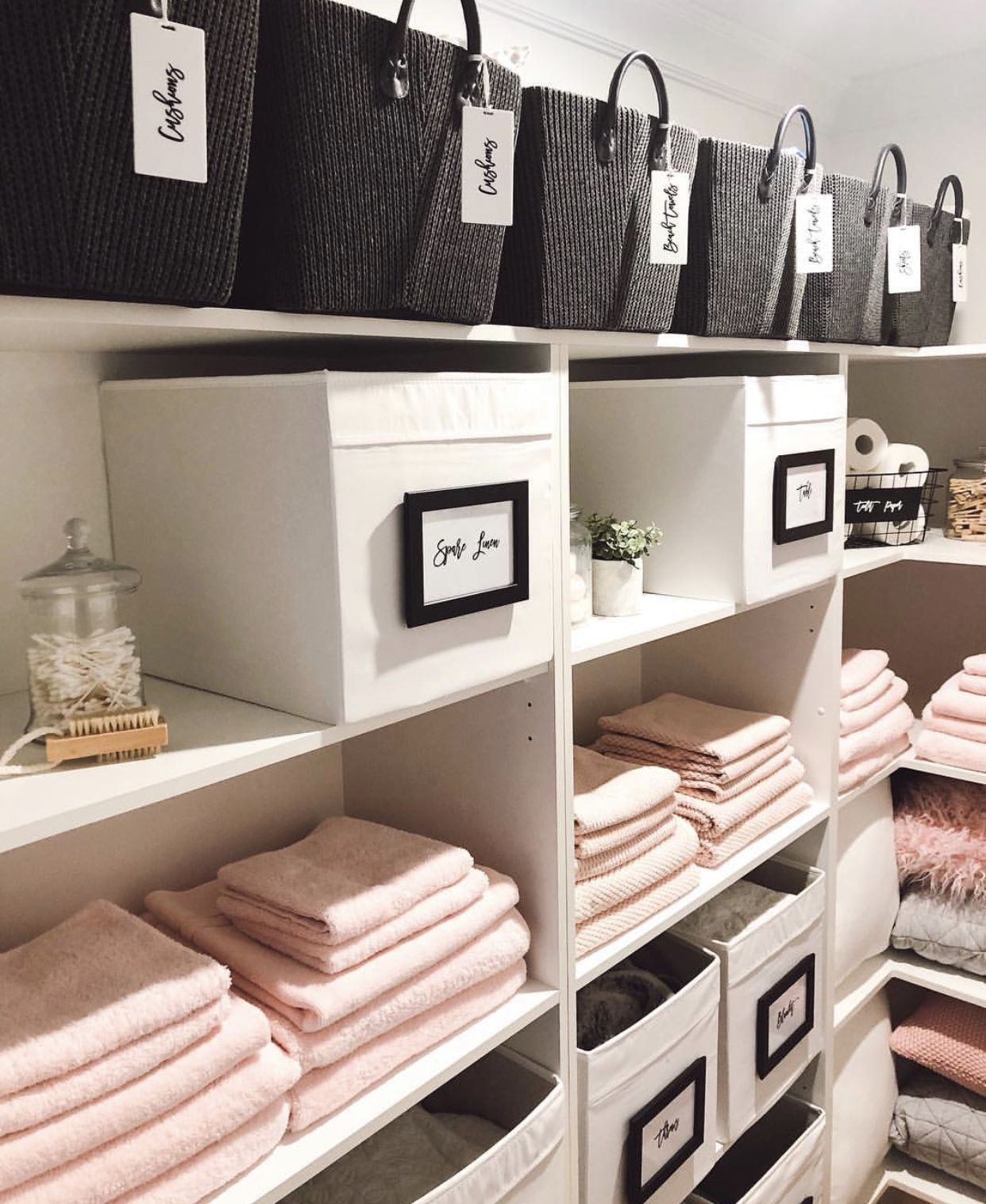 How To Organize Linen Closet