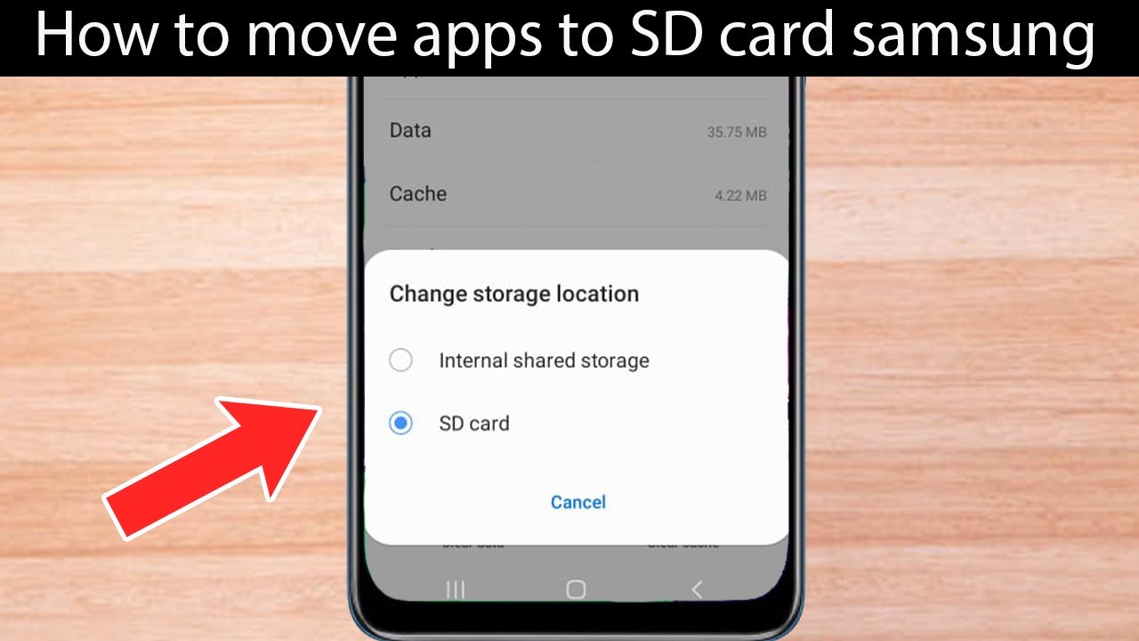 How To Transfer Internal Storage To Sd Card In Samsung