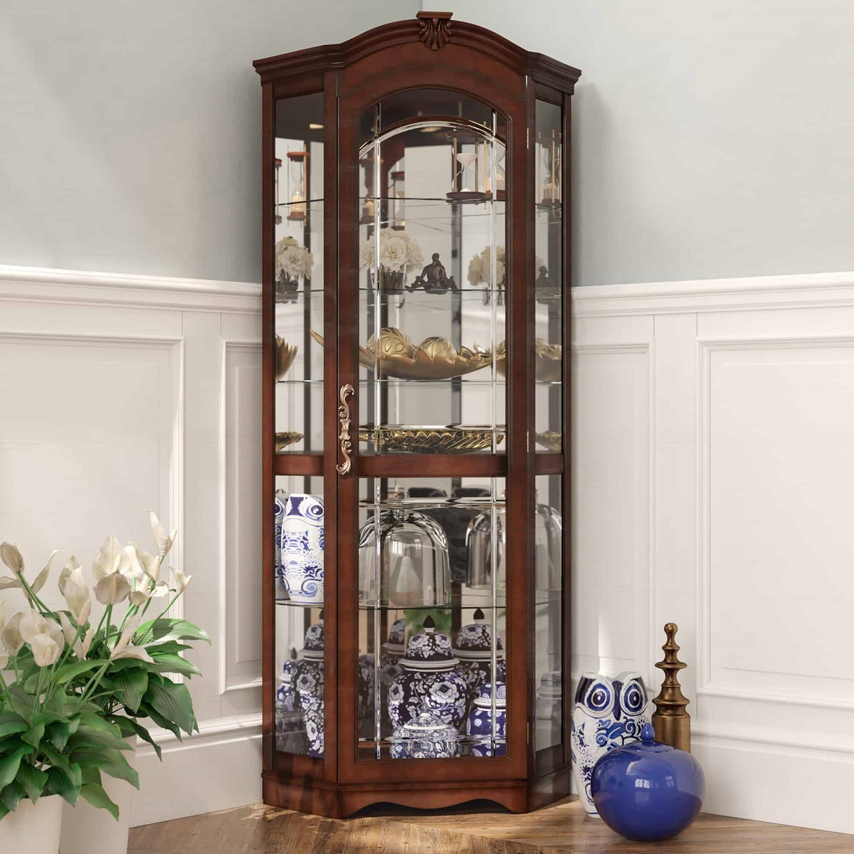 What To Put In Curio Cabinet