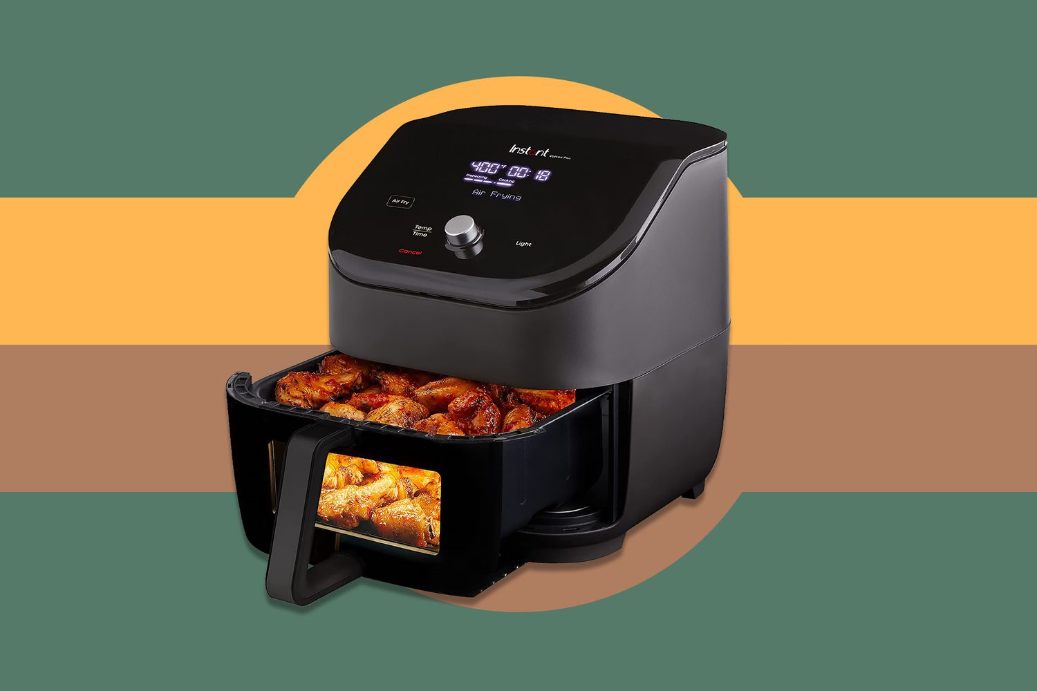 Instant Vortex 5.7-Quart Air Fryer with Customizable Smart Cooking Programs  and Nonstick Dishwasher-Safe Single Basket 