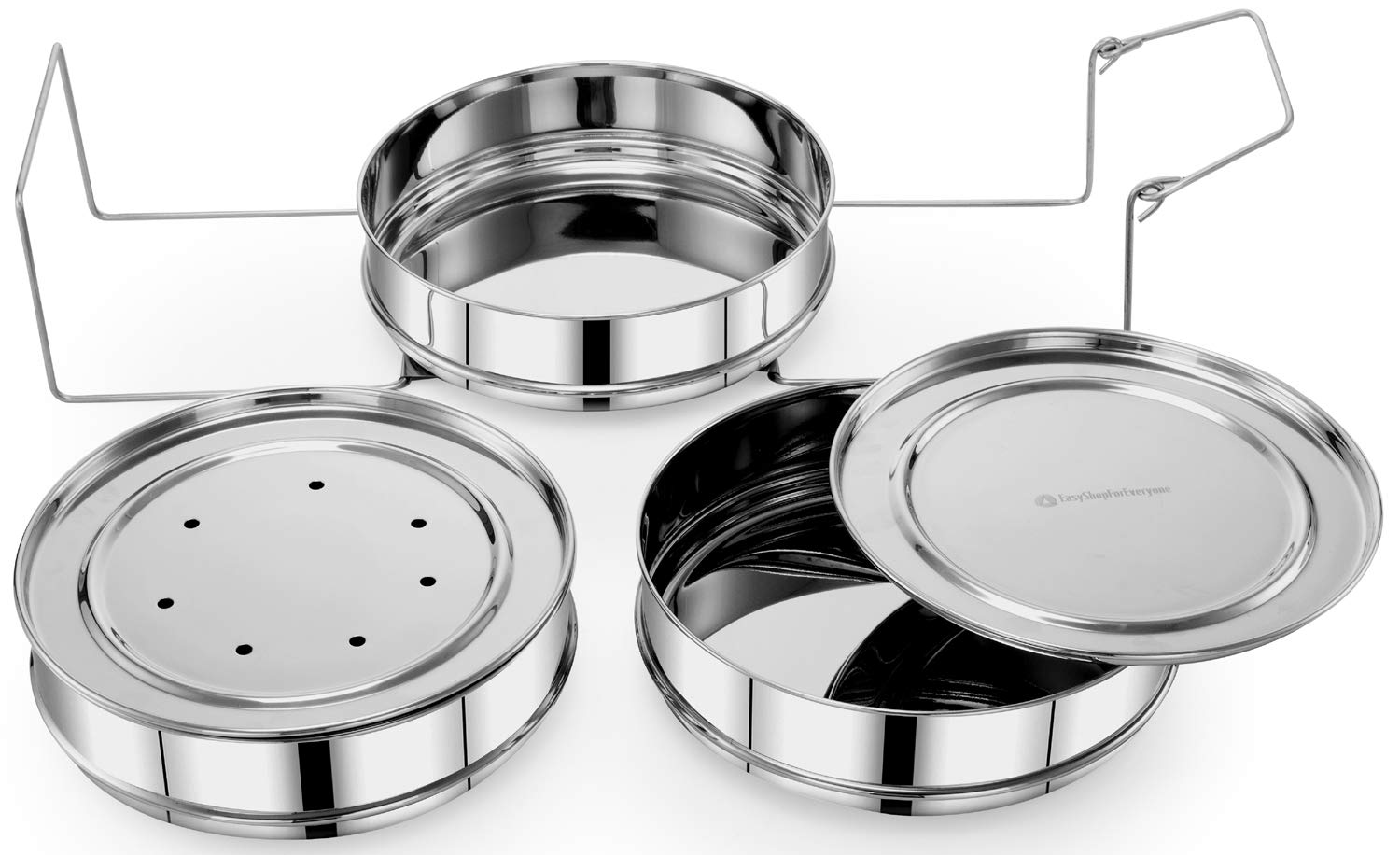 Extorn Stackable Steamer Insert Pans for Instant Pot 6 qt/8 qt/5 qt  Electric Pressure Cooker Accessories Duo/multi/2-Tier Stainless Steel  Instant Pots