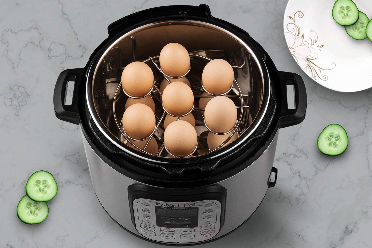 KICOFIT Microwave Egg Poacher, Poached Egg Cooker with Measure Cup,  Dishwasher Safe BPA Free, Egg Maker Poached Egg Steamer Kitchen Gadg