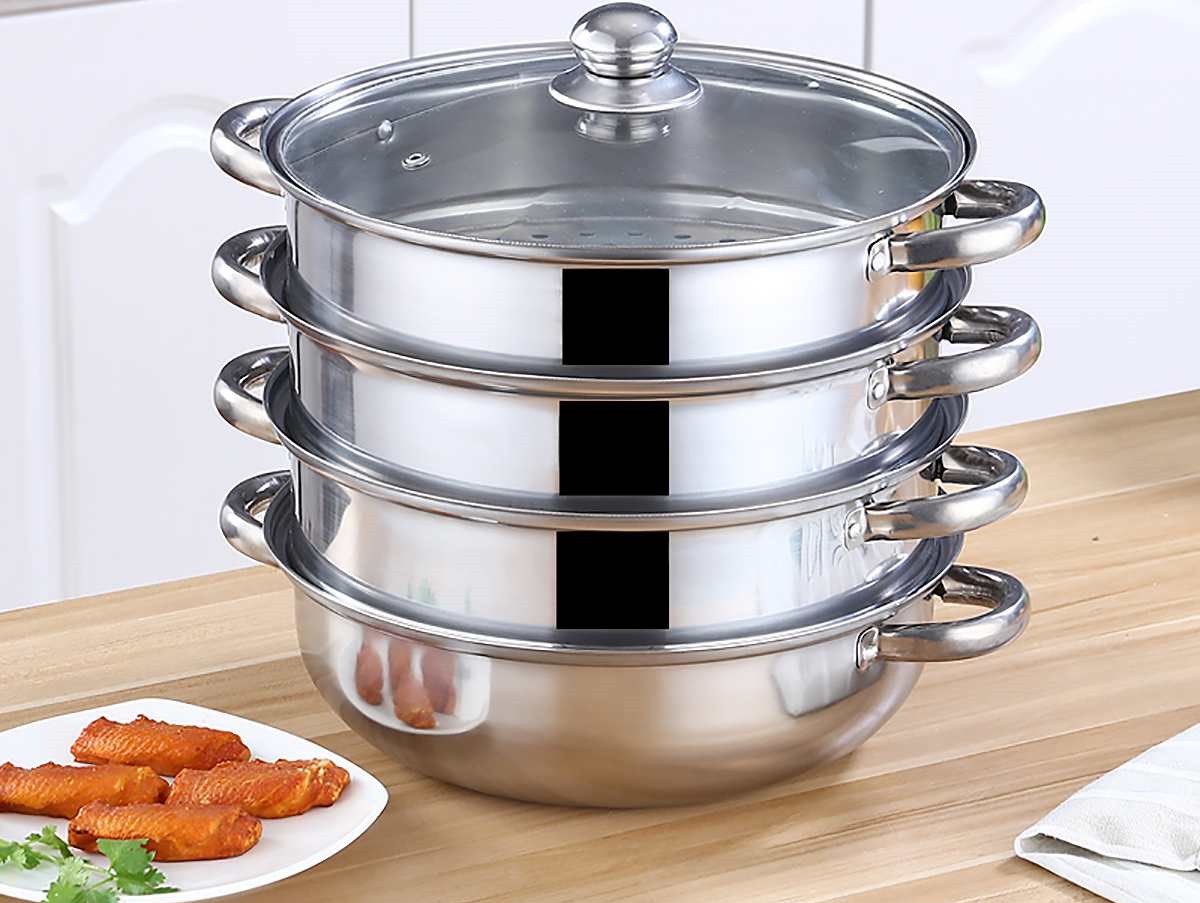  CONCORD Extra Large Outdoor Stainless Steel Stock Pot