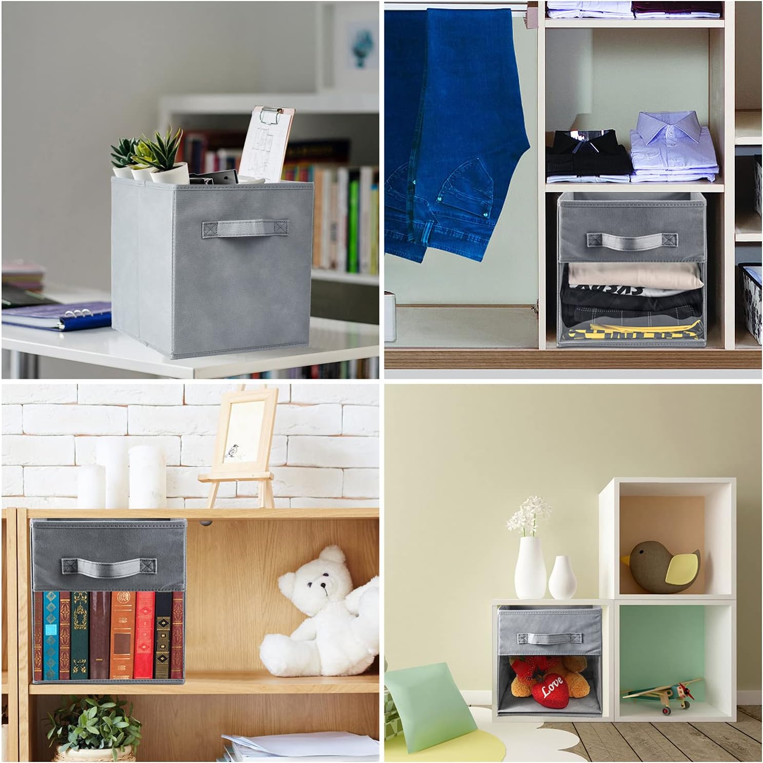 13 Best Fabric Cube Storage Bins For 2023