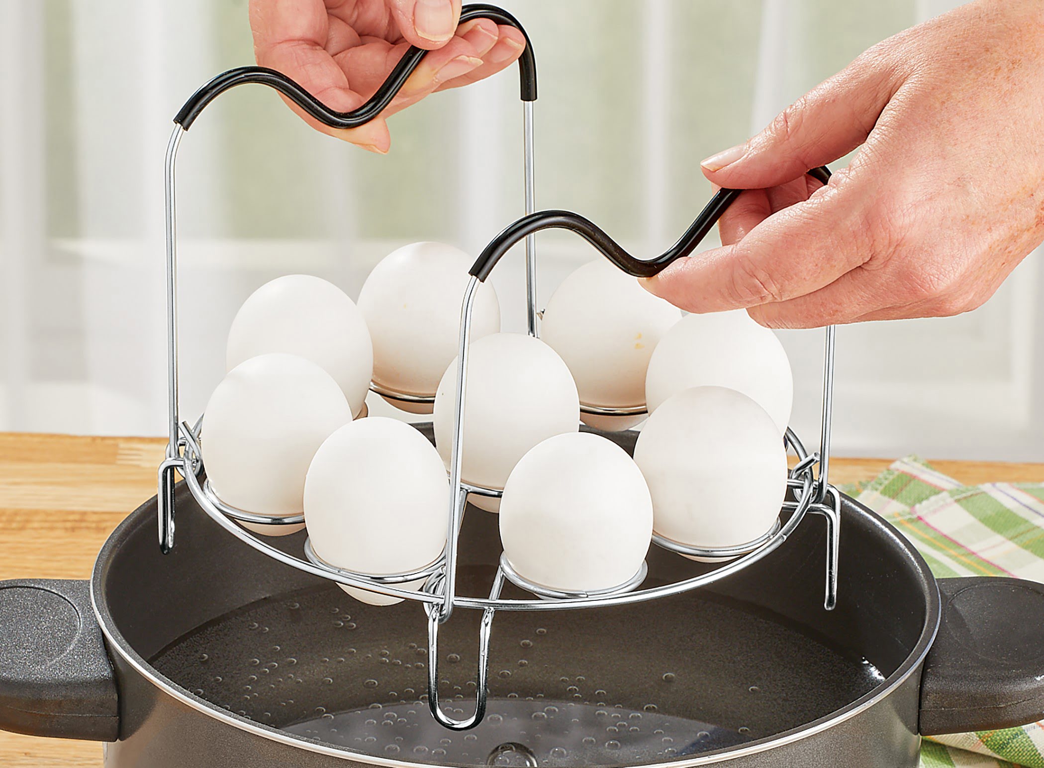 Elevate Your Kitchen Game: Egg Steamer Rack - Stainless Steel