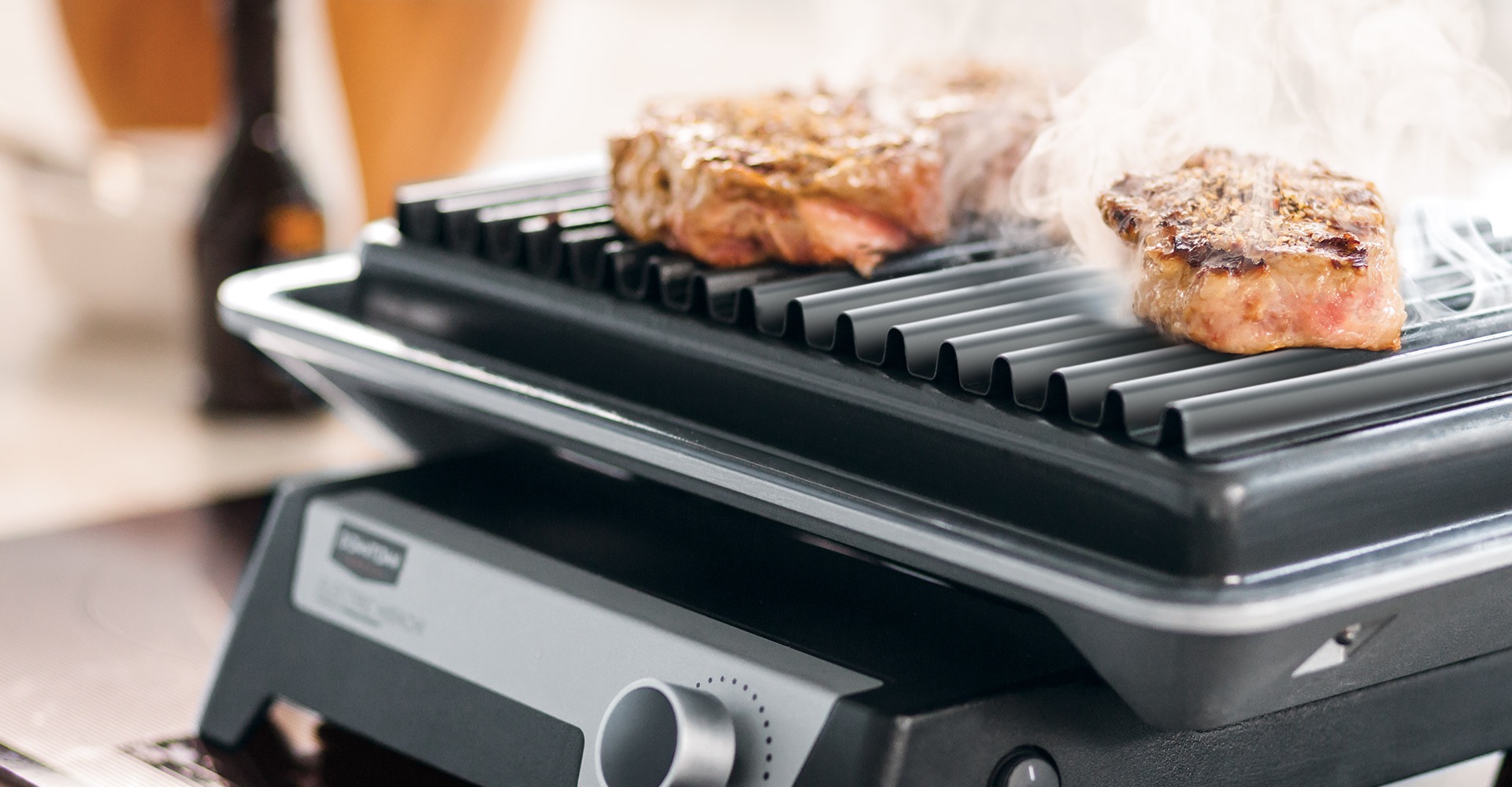 George Foreman 1600-Watt Silver Electric Grill in the Electric