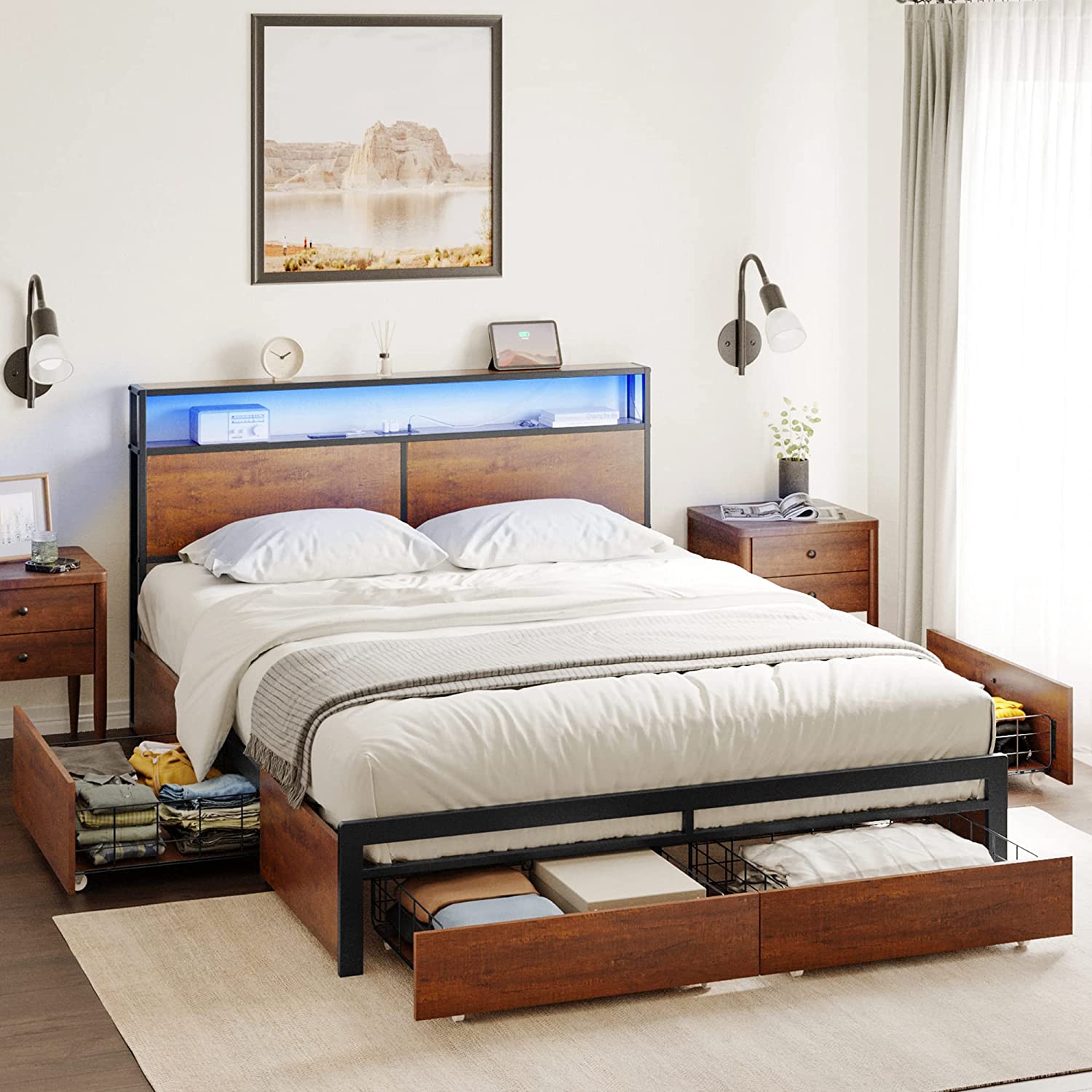 14 Best Bed Frame Queen With Storage For 2023