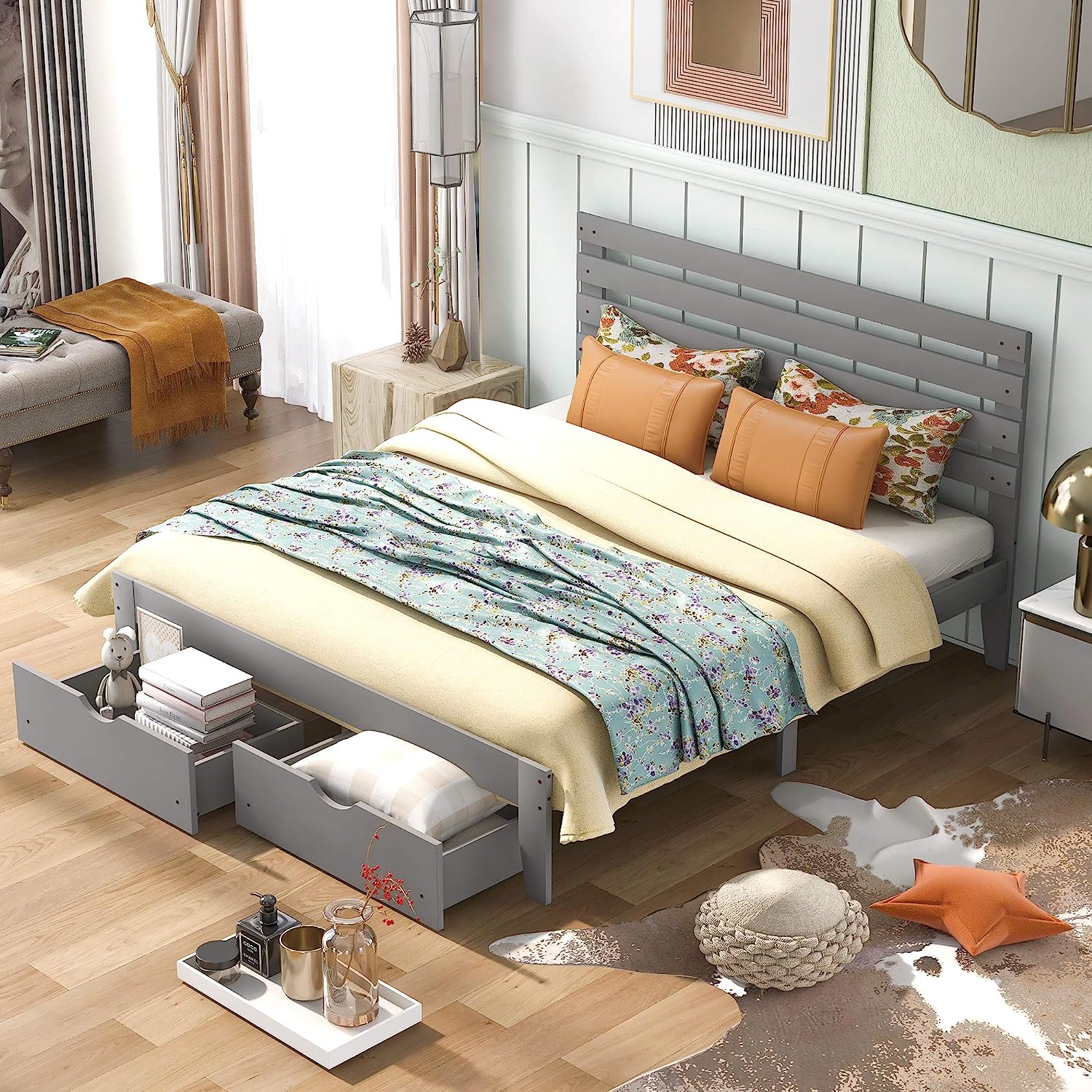 14 Best Queen Bed With Storage For 2024