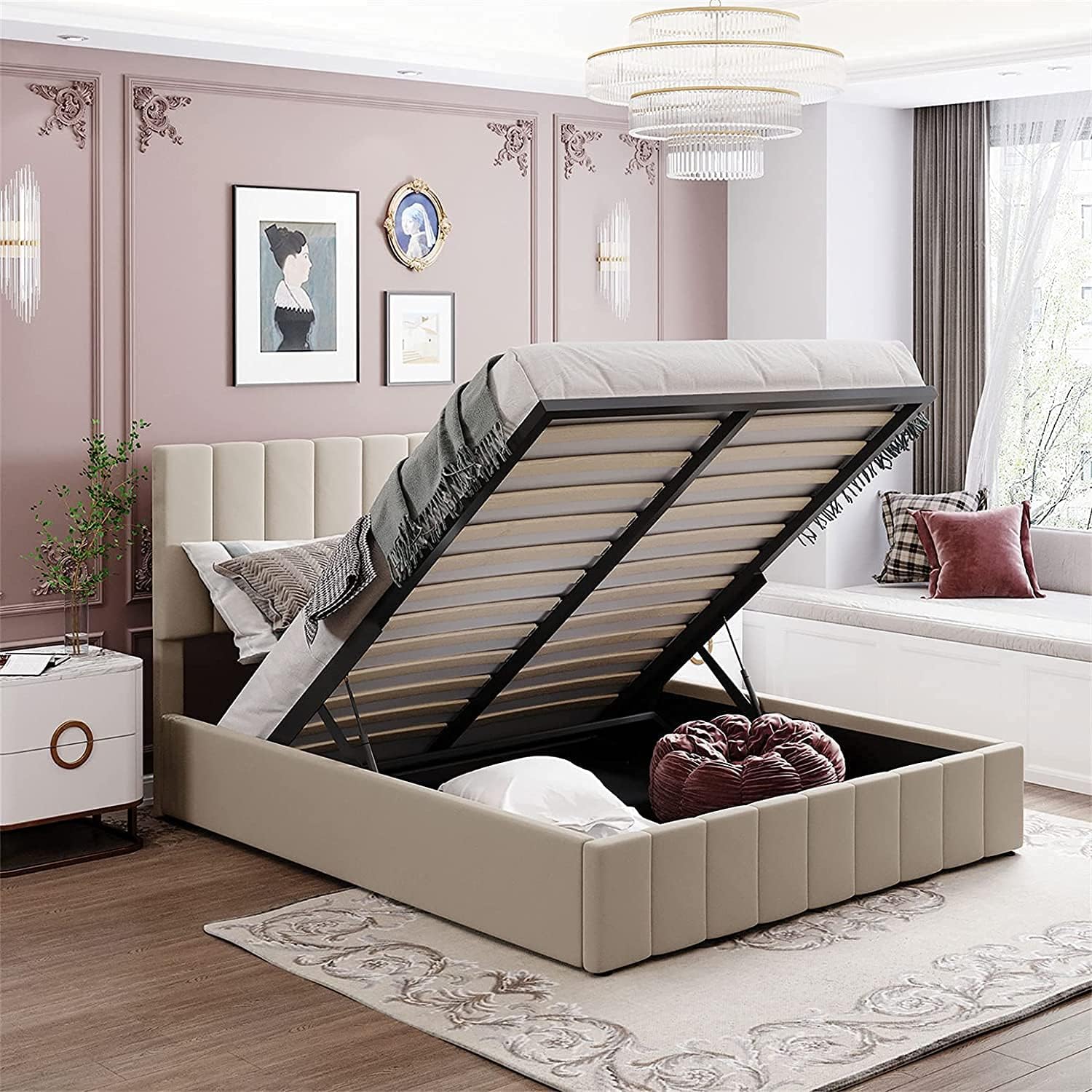 14 Best Queen Platform Bed Frame With Storage For 2023