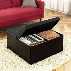16 Best Black Storage Ottoman Picks To Hide Clutter
