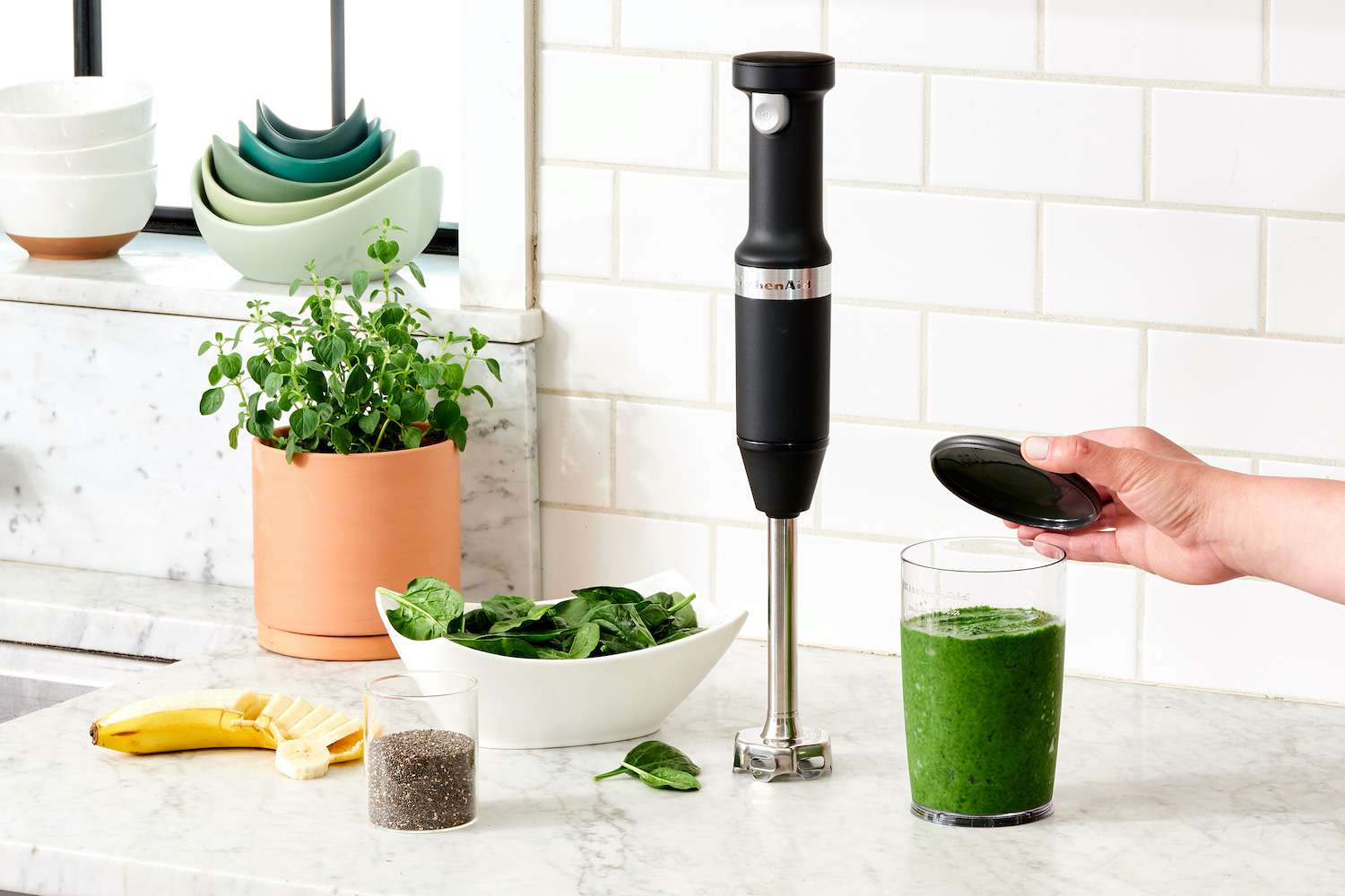 Cordless Hand Blender: 4-in-1 Rechargeable Cordless Immersion Blender  Handheld, 21-Speed & 3-Angle Adjustable with Chopper, Beaker, Whisk and  Beater