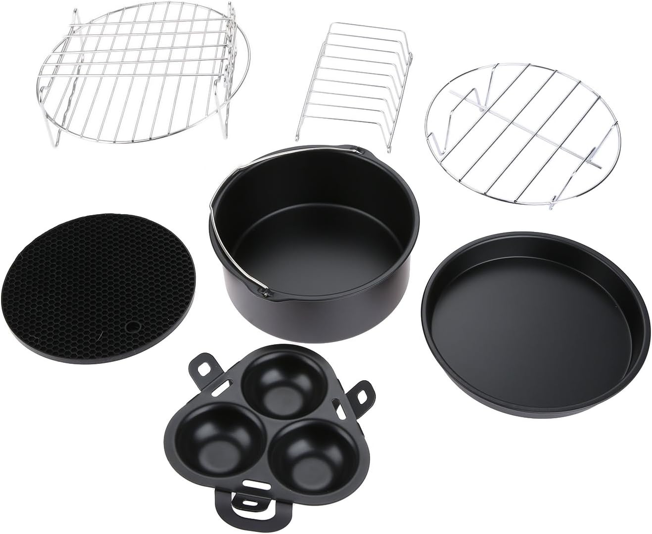 7/8/9 Inch Air Fryer Accessories (4.2-6.8QT) 12 Pieces Set Home DIY Baking  Kits
