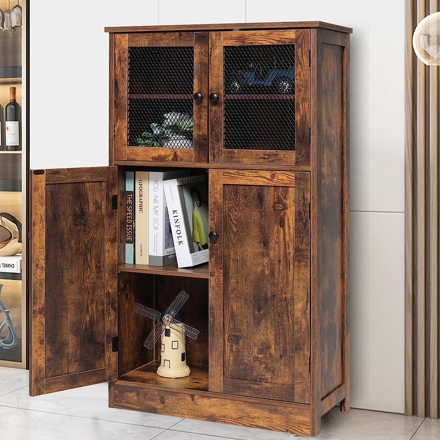 15 Best Wood Storage Cabinets With Doors And Shelves For 2023